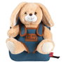 PERLETTI Sac à dos enfant avec peluche Lapin Conejo Bob 26 cm - Sac à dos 26x21x8 cm