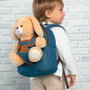 PERLETTI Sac à dos enfant avec peluche Lapin Conejo Bob 26 cm - Sac à dos 26x21x8 cm