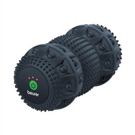 Beurer MG-35 Rouleau de massage vibratoire avec 3 têtes rotatives pour massage des points de déclenchement