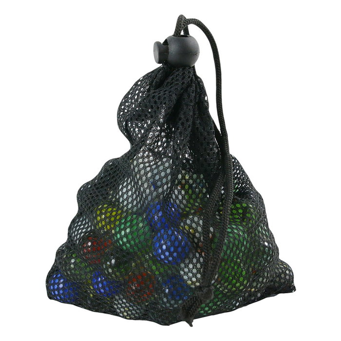 Jeux 2 momes Lot de 100 billes en verre avec sac