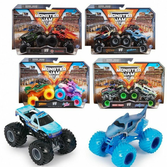 Spin Master Pack de 2 véhicules die-cast Monster Jam 1:64 Spin Master Pack de 2 véhicules die-cast Monster Jam 1:64
