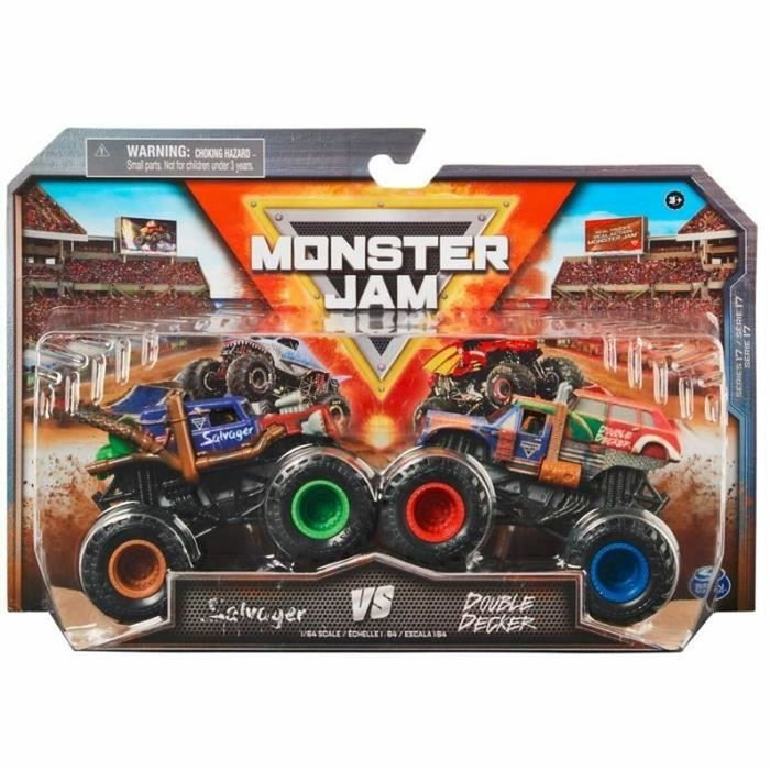 Spin Master Pack de 2 véhicules die-cast Monster Jam 1:64 Spin Master Pack de 2 véhicules die-cast Monster Jam 1:64