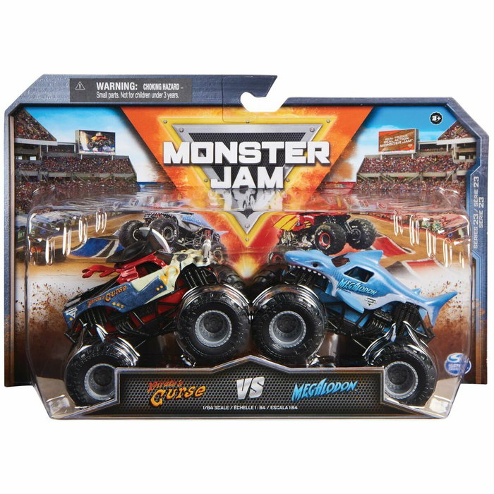 Spin Master Pack de 2 véhicules die-cast Monster Jam 1:64 Spin Master Pack de 2 véhicules die-cast Monster Jam 1:64