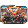 Spin Master - Pack de 2 Véhicules Die-Cast Monster Jam à l'Échelle 1:64 - Grave Digger et Higher Education - Jouet pour Enfants de 3 ans et Plus