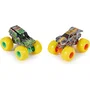 Spin Master - Pack de 2 Véhicules Die-Cast Monster Jam à l'Échelle 1:64 - Grave Digger et Higher Education - Jouet pour Enfants de 3 ans et Plus