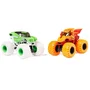 Spin Master - Pack de 2 Véhicules Die-Cast Monster Jam à l'Échelle 1:64 - Grave Digger et Higher Education - Jouet pour Enfants de 3 ans et Plus