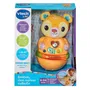 VTech Baby Bonbon Mon Ourson Culbuto, Jouet Interactif Bébé 6-24 Mois avec 3 Boutons, Textures, Lumières et Effets Sonores