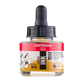 Amsterdam Peinture Acrylique Ocre Jaune 227 - 30 ml