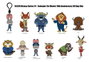 Monogram Int. Zootopia 3D présentoir porte-clés Série 73 (24) de peluche s'ouvre avec des blind boxes