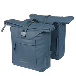 Basil Sacoches Brooklyn 41L Paires imperméables PET recyclé pour vélo urbain et voyage