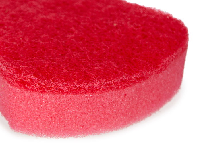 Arte Regal Lot de 3 Éponges Mini avec Éponge Abrasive 10 x 7 x 7 cm Bleu Rouge Vert (Set de 20)