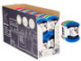 Arte Regal Lot de 3 Éponges Mini avec Éponge Abrasive 10 x 7 x 7 cm Bleu Rouge Vert (Set de 20)