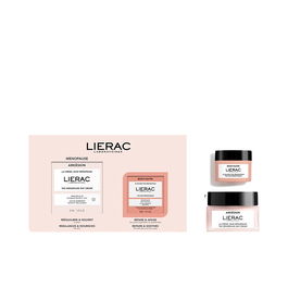 Lierac ARKESKIN Crème de jour anti-âge ménopause, biopeptide, acide hyaluronique, hydratation et fermeté, 2 pièces