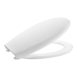 Roca A801b6600b Tapa et abattant WC Victoria Supralit blanc avec charnières acétaliques 360x446x48 mm