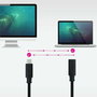 Câble USB NANOCABLE USB 3.2 GEN2x2 100W C/M-H Noir 1,5 m