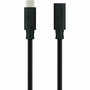 Câble USB NANOCABLE USB 3.2 GEN2x2 100W C/M-H Noir 1,5 m