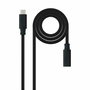 Câble USB NANOCABLE USB 3.2 GEN2x2 100W C/M-H Noir 1,5 m