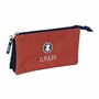 Trousse Fourre-Tout Triple El Pulpo Rouge Blue marine 22 x 12 x 3 cm