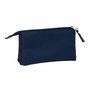 Trousse Fourre-Tout Triple El Pulpo Rouge Blue marine 22 x 12 x 3 cm