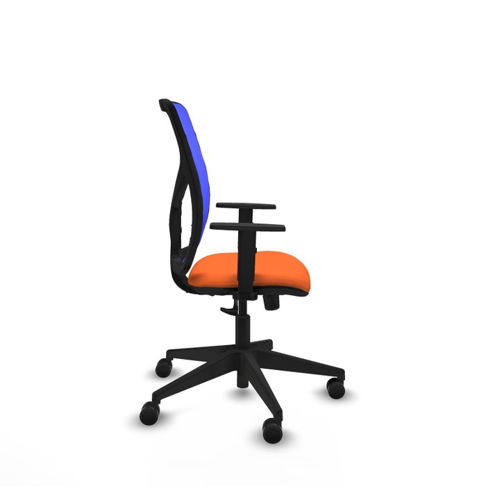 PIQUERAS Y CRESPO Chaise Motilla Synchro Orange et Bleu