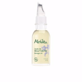 Melvita Huile de Bourrache Biologique Visage Peaux Sèches et Matures, Riche en Oméga 3 et 6, 50 ml, Réparatrice et Adoucissante pour une Peau Jeune et Souple