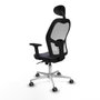 Piqueras y Crespo Chaise de Bureau 2D086G1 Gris foncé