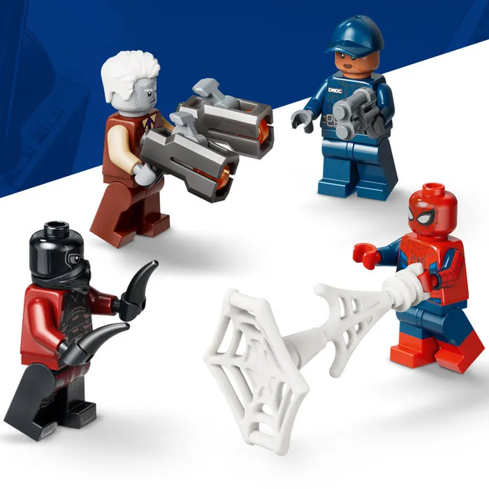 LEGO Marvel 76349 La Poursuite en Prison Mobile de Spider-Man - Jeu de Construction pour Enfants dès 8 Ans