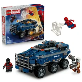 LEGO Marvel 76349 La Poursuite en Prison Mobile de Spider-Man - Jeu de Construction pour Enfants dès 8 Ans