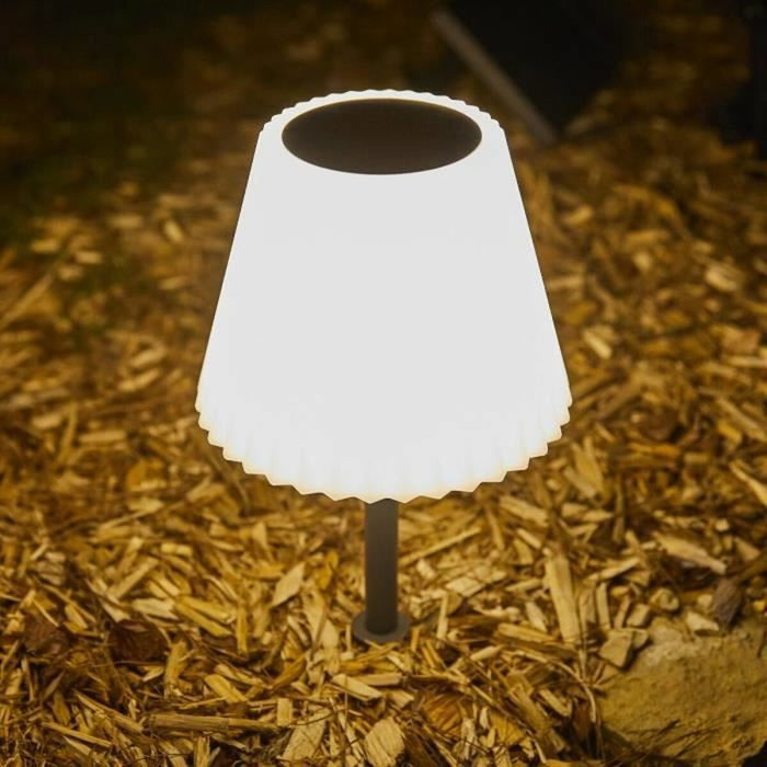 Lumisky Lady Spike Bouffant - Lampe de table solaire 2 en 1 LED dimmable