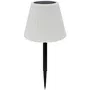 Lumisky Lampe de table solaire 2 en 1 à planter ou à poser, modèle BOUFFANT, H62 cm, LED blanc dimmable, abat-jour ondulé, pied métal