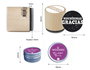 Innspiro Kit de 5 Tampons en Bois de Remerciement et Encre Violette