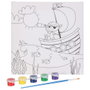 Jeux 2 momes Cuadro-lienzo Peindre 20x20 cm