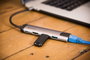 Verbatim Hub Multiport USB-C avec HDMI 4K, 2x USB 3.0, RJ-45 et Recharge