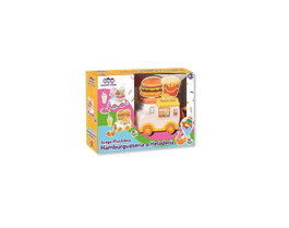 Jugatoys - pequeñ@sartistas Jeu de pâte à modeler Food Truck (Hamburguerie ou Glacerie) et accessoires