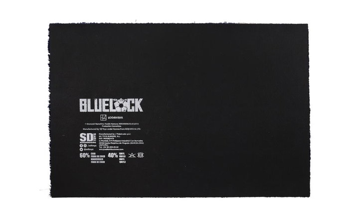 SD Toys Paillasson 60x40 cm avec Logo Blue Lock - Fibre de Coco