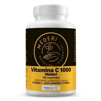MEDERI NUTRICION INTEGRATIVA Vitamine C 1000 mg 150 comprimés avec bioflavonoïdes MEDERI NUTRICION INTEGRATIVA Vitamine C 1000 mg 150 comprimés avec bioflavonoïdes