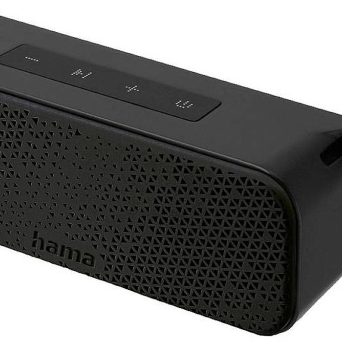 Hama PowerBrick 2.0 Enceinte Bluetooth Portable 8W Noir - Haut-parleur Stéréo IPX4