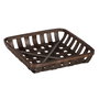 Set de basket Marron Bois 52 x 52 x 11,5 cm (3 Unités)