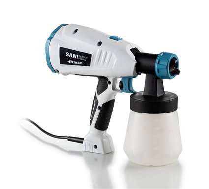 Ariete 4126 Nébulisateur désinfectant hygiénisant SaniJet - Kit avec 10 sachets de solution pour désinfection de surfaces jusqu'à 200 m²