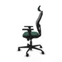 Piqueras y Crespo Chaise de Bureau avec Appui-tête Jorquera 3D036N2 Vert