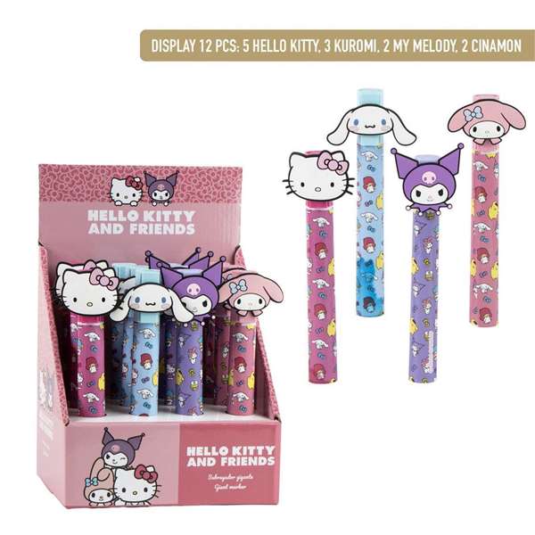 Cerdá Surligneurs Grand Format Hello Kitty Design 1-4 Cerdá Surligneurs Grand Format Hello Kitty Design 1-4