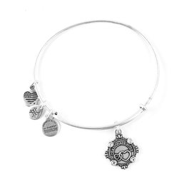 Alex And Ani Bracelet Amour Petite-fille Gris