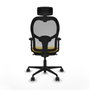 Piqueras y Crespo Chaise de Bureau Jorquera 2D036N2 Jaune