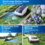 Ecovacs GOAT O800 RTK Robot Tondeuse Noir et Blanc
