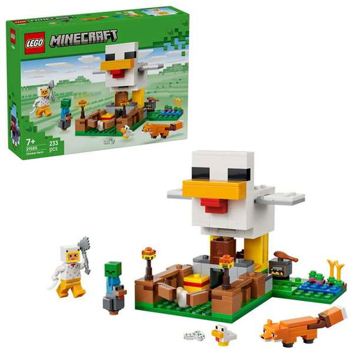 Lego Minecraft 21585 La Ferme à Poules, Jouet de Construction Fille ou Garçon 7 ans, Poulailler Lego Minecraft 21585 La Ferme à Poules, Jouet de Construction Fille ou Garçon 7 ans, Poulailler