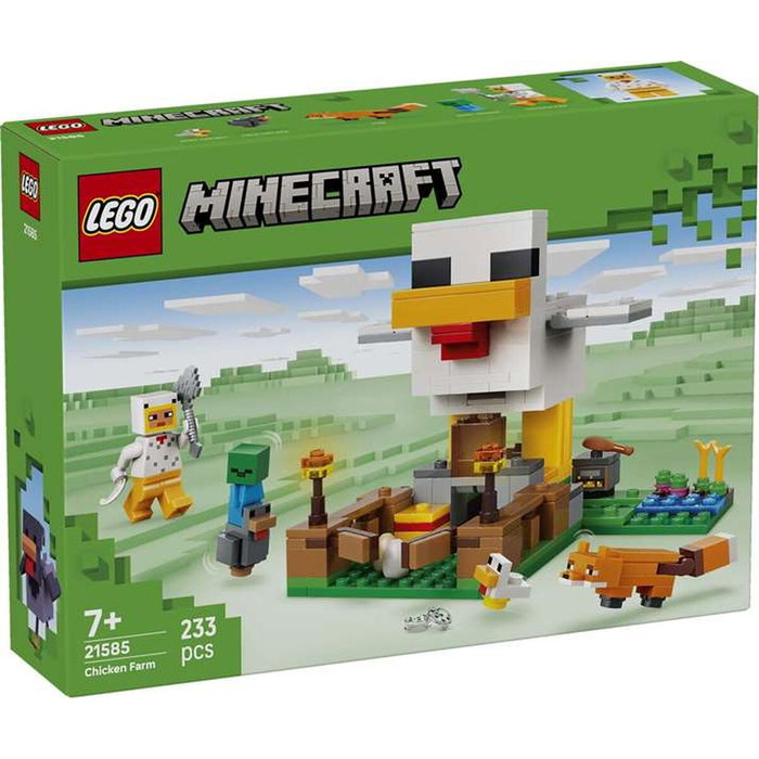 Lego Minecraft 21585 La Ferme à Poules, Jouet de Construction Fille ou Garçon 7 ans, Poulailler Lego Minecraft 21585 La Ferme à Poules, Jouet de Construction Fille ou Garçon 7 ans, Poulailler