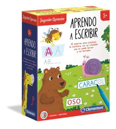 Clementoni Juego educativo aprendo a escribir avec ardoises et feutre 7x18x23 cm dès 4 ans