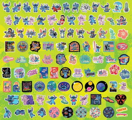 Lilo et Stitch Assortiment Set d'autocollants 100 pièces (20)
