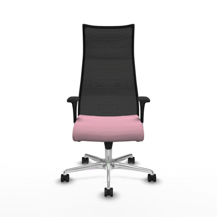Piqueras y Crespo Chaise de Bureau Albacete Rose et Noir Piqueras y Crespo Chaise de Bureau Albacete Rose et Noir