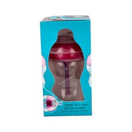 Tommee Tippee Biberon Evolution A-C, Tétine Large en Silicone à Débit Lent, Pour Nouveau-nés dès 0 Mois, 260 ml